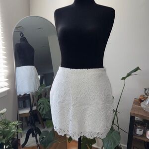Abercrombie Lace Mini Skort